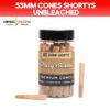 Blazy Susan 53mm Cones Shortys unbleached