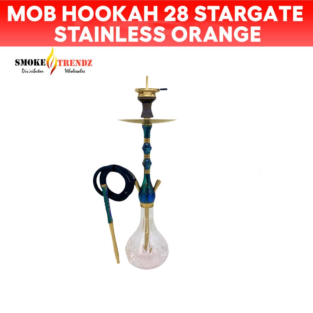 MOB Hookah 28 Stargate Stainless ORANGE