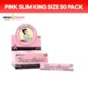 Blazy Susan Pink Slim King Size 50 Pack