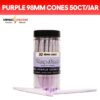 Blazy Susan Purple 98mm Cones 50ct/jar