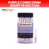 Blazy Susan Purple Cones 53mm Shortys 50ct/jar
