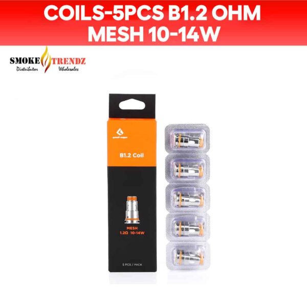 GeekVape Coils-5pcs B1.2 Ohm Mesh 10-14W